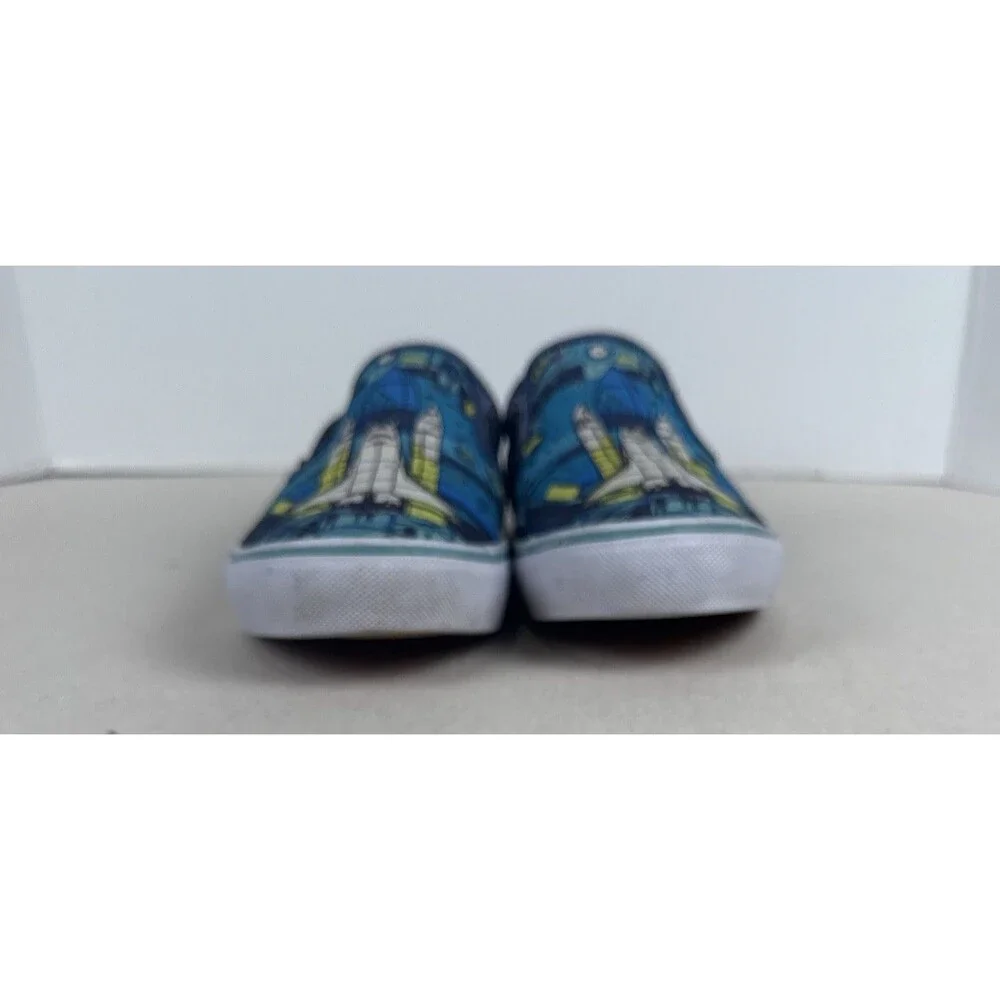 SUB LTD Tyler Stout NASA Space Shuttle Slip On Canvas Sneakers Mens 10.5 Skate